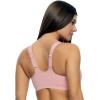 Felina | Utopia Front-Close Racerback T-Shirt Bra(Bridal Rose)