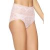 Felina | Finesse Modern Mock-Wrap Brief | Panty | Lace | Full Coverage | Comfort(Barely Pink)