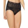 Felina | Finesse Modern Mock-Wrap Brief | Panty | Lace | Full Coverage | Comfort(Black)