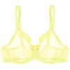 Felina Ethereal Sheer Mesh Unlined Underwire Bra(Sunny Lime)