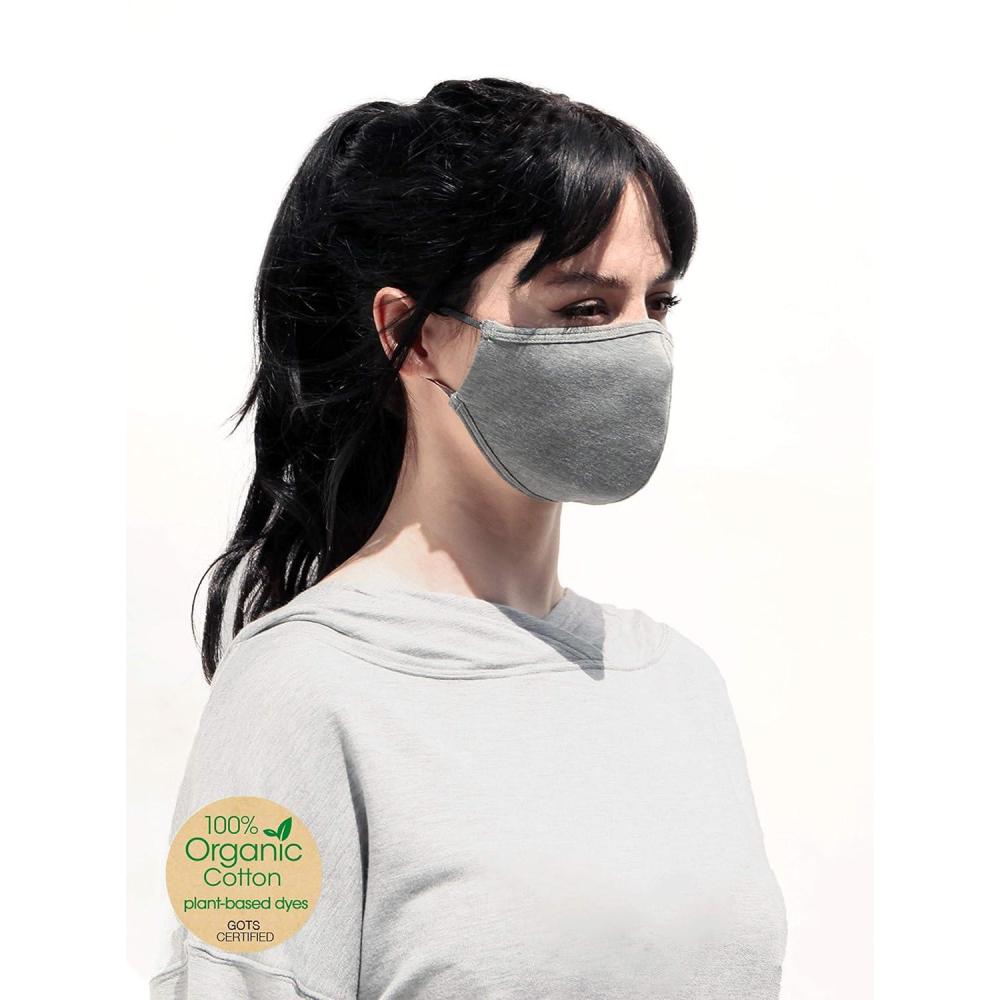 imageFelina Reusable Organic Cotton Face Mask Earth Tones1 Count Pack of 4  Reusable Face Mask  Washable Unisex Face Mask