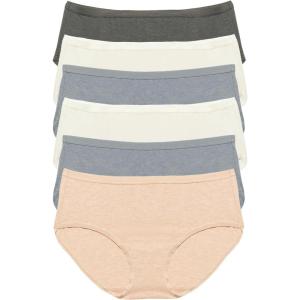Felina | Organic Cotton Hipster Panties | 6-Pack(Pacific Ocean)