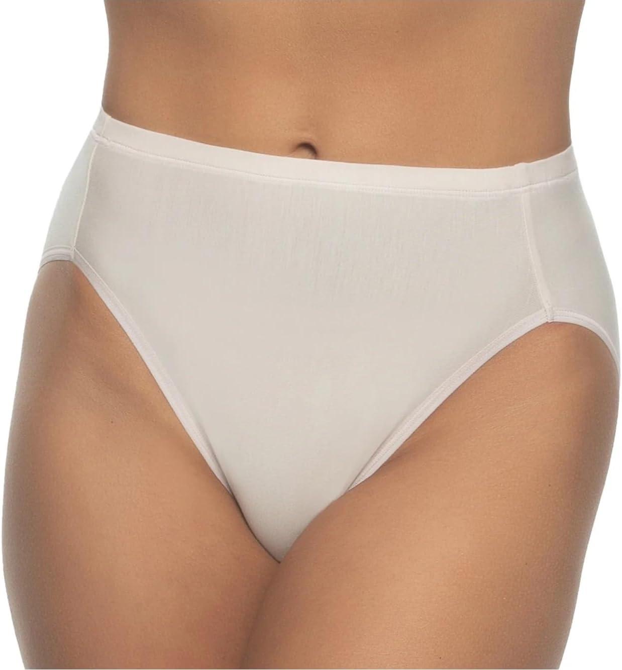 imageFelina Womens 6 Pack Super Stretch Cotton HiCut BriefsCool Neutrals