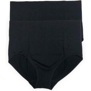 Felina | Fusion Seamless Shapewear Brief | 2-Pack | Tummy Control | Smooth(Black)