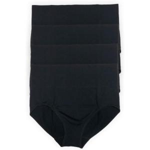Felina | Fusion Seamless Shapewear Brief | 4-Pack | Tummy Control | Smooth(Black)