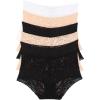 Felina | Signature Stretchy Lace Hi-Waisted Boyleg Panty 5-Pack(The Essentials)