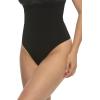 Felina Bodycon Seamless High Waisted Thong(Black)