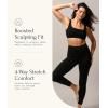 Felina – Shapebooster High-Waisted Ankle Length Leggings for Women – Comfortable Activewear Black