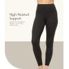 Felina – Shapebooster High-Waisted Ankle Length Leggings for Women – Comfortable Activewear Black