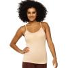 Felina | 2-Pack So Smooth Modal Cami Top with Hidden Built in Shelf Bra Support(Warm Neutral)