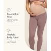 Felina Velvety Soft Maternity Leggings for Women – Yoga Pants for Women, Maternity Clothes – (2-Pack)(Navy Charcoal)