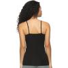 Felina Womens Cotton Modal Camisole, Adjustable Cotton Tank Top(Black)