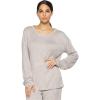 Felina Jeanne Loungewear Long Sleeve Crew Neck Top Sleepwear(Light Grey)