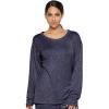 Felina Jeanne Loungewear Long Sleeve Crew Neck Top Sleepwear(Navy)