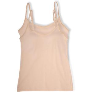 Felina | 2-Pack So Smooth Modal Cami Top with Hidden Built in Shelf Bra Support(Warm Neutral)