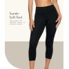 Felina | Sueded Athletic Capri Legging(Black Charcoal)