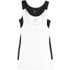 Felina Ribbed Henley Tank 2-Pack(Tuxedo)