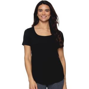 Felina So Smooth Modal Scoop Neck Tee(Black)