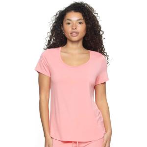 Felina So Smooth Modal Scoop Neck Tee(Salmon Rose)
