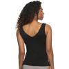 Felina Serene Modal & Lace Reversible Tank(Black)