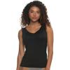 Felina Serene Modal & Lace Reversible Tank(Black)