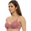 Felina – Versafit Breathable T-Shirt Bra Seamless Demi Coverage with Adaptable Fit(Mesa Rose)