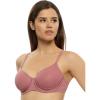 Felina – Versafit Breathable T-Shirt Bra Seamless Demi Coverage with Adaptable Fit(Mesa Rose)