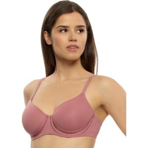 Felina – Versafit Breathable T-Shirt Bra Seamless Demi Coverage with Adaptable Fit(Mesa Rose)