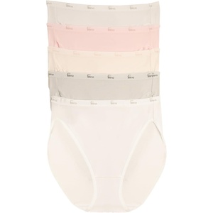 Felina Signature Cotton Hi-Cut 5-Pack(Glacier Pink)