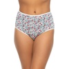 Felina Cotton Modal Brief Underwear 5-Pack(Blue Floral)