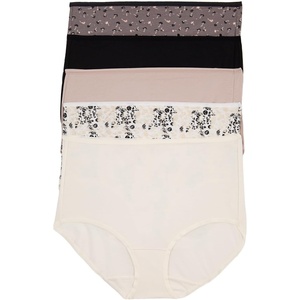 Felina Cotton Modal Brief Underwear 5-Pack(Sparrow Vines)