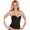 Felina Women’s Essentials Seamless Hidden Wire Bustier(Black)