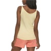 Felina Women’s 4 Piece Cotton PJ Sleep Set, Tee, Tank, Short, and Pant(Pink)