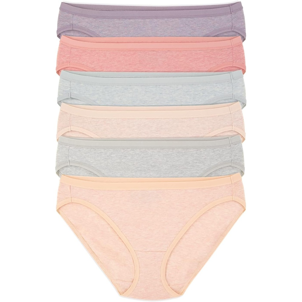 image:imageFelina Organic Cotton Bikini Underwear for Women Bikini Panties for Women Seamless Panties for Women 6PackFields of Joy