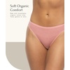 Felina Organic Cotton Bikini Underwear for Women – Bikini Panties for Women, Seamless Panties for Women (6-Pack)(Fields of Joy)