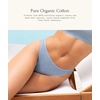 Felina Organic Cotton Bikini Underwear for Women – Bikini Panties for Women, Seamless Panties for Women (6-Pack)(Morning Sky)