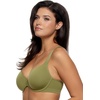 Felina | Utopia Front-Close Racerback T-Shirt Bra(Olive Branch)