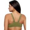 Felina | Utopia Front-Close Racerback T-Shirt Bra(Olive Branch)
