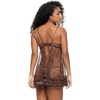 Felina – Veil Luxe Ruffle Babydoll & G-String Lingerie Set(Wildcat)