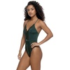 Felina Jezebel Henny Micro & Lace Bodysuit(Spruce)