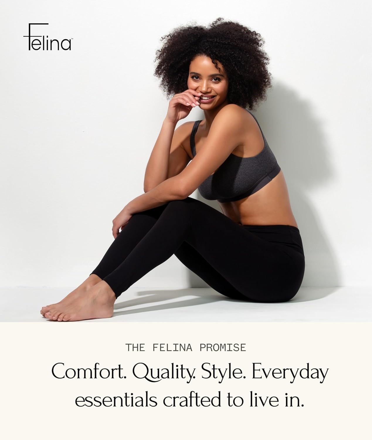 image:imageFelina Sueded Athleisure Performance Legging wSlimming Waist 4PackBlack