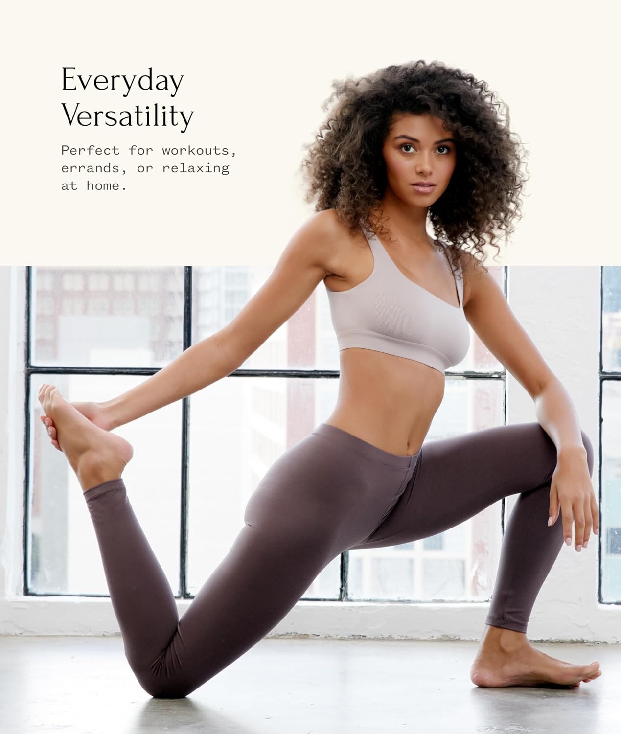 image:imageFelina Velvety Soft Lightweight Leggings Moisture Wicking Yoga 6 PackBig City