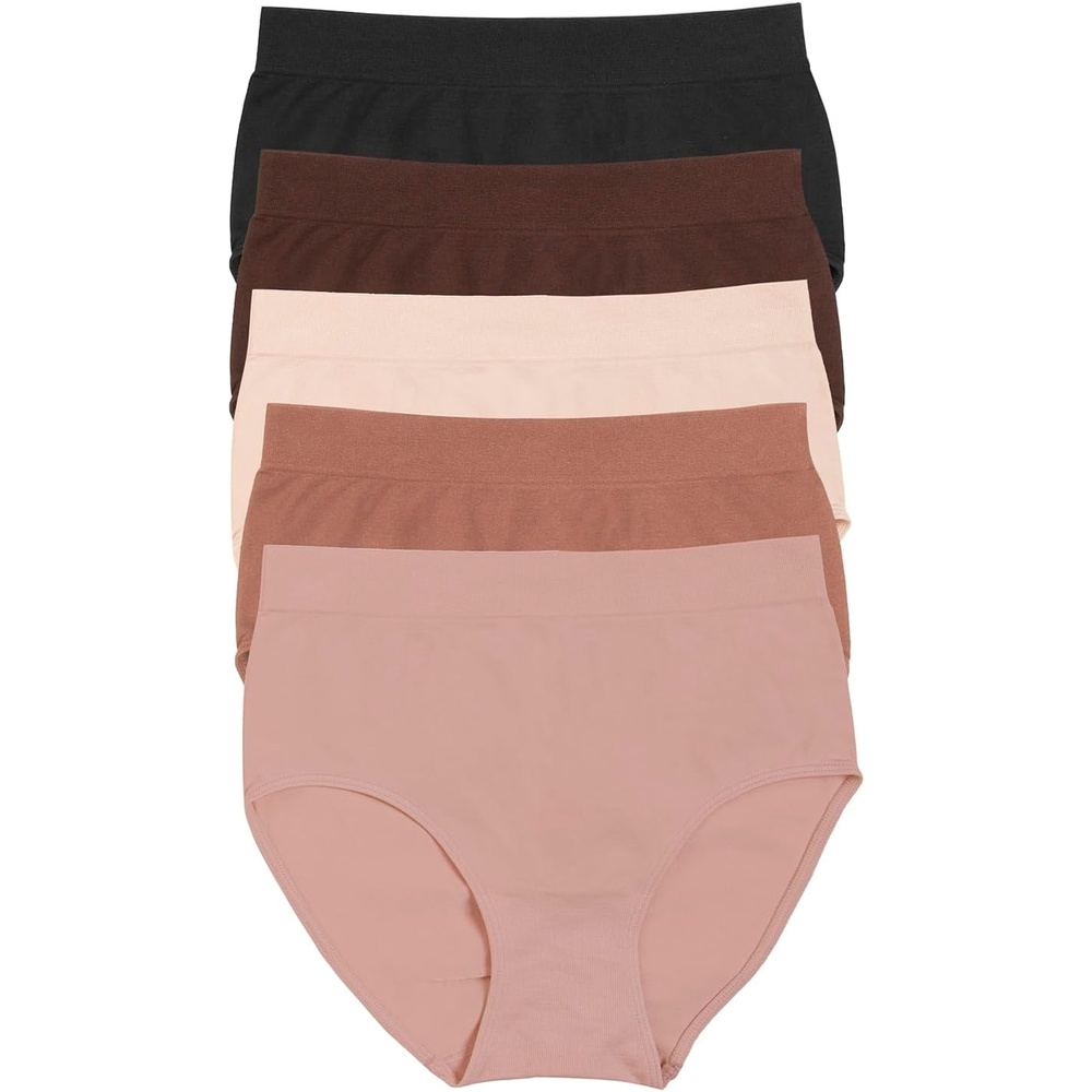 image:imageFelina Body Smooth Seamless Brief 5PackCocoa Beans