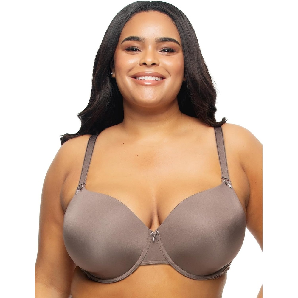 image:imageFelina Paramour Gorgeous Bra Memory Foam Bras for Women with Multi Way Straps Comfortable T Shirt BraMink