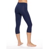 Felina | Cotton Stretch Modal Capri Leggings 2-Pack | Lightweight & Soft(Navy/Charcoal)