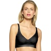 Felina | Seamless Wireless Bra 2 Pack | Removable Pads(Black Warm Neutral)
