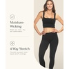 Felina | Sueded Athleisure Performance Legging w/Slimming Waist 4-Pack(Black)