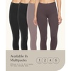 Felina | Velvety Soft Lightweight Leggings | Moisture Wicking | Yoga | 6 Pack(Black Heather Grey Navy)