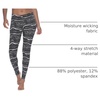 Felina | Velvety Soft Lightweight Leggings | Moisture Wicking | Yoga | 6 Pack(Black Wave)
