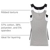Felina Cotton Stretch Ribbed Tank Top – Class Tank Top for Women, Workout Tank Top for Women (Color Options Available)(Assorted Color)